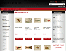 Tablet Screenshot of millersflyshop.com